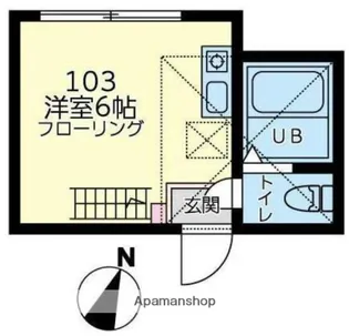 ユナイトステージモーリスの杜【1階】の間取り