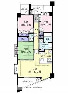 プレジール湘南鵠沼【2階】の間取り