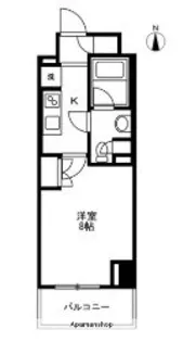 SOLASIA residence 武蔵小杉【6階】の間取り