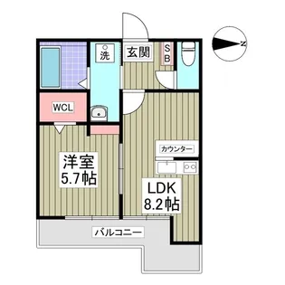 GRANSTYLE 由比ヶ浜【3階】の間取り