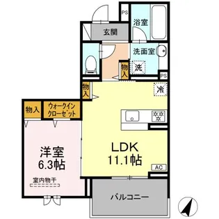 シャルマン日吉本町【2階】の間取り