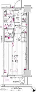 ガーラ・プレシャス横浜西谷【4階】の間取り