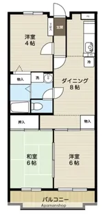 サンモール鶴川【2階】の間取り