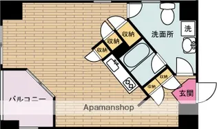 ピアハウス【4階】の間取り