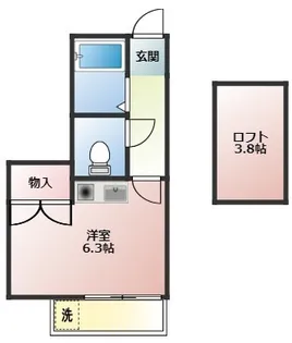 ドミール横手【2階】の間取り