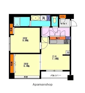 AKIRA QUATTRO【7階】の間取り