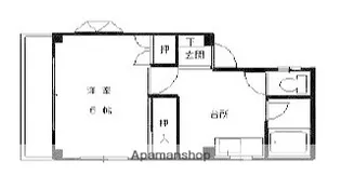 レジデンス片岡【4階】の間取り