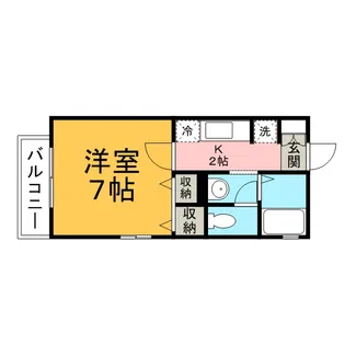 ヒルズ・アイ【2階】の間取り