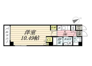 フォンテーヌ【4階】の間取り