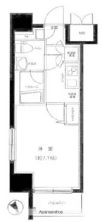 グランフォース横浜伊勢佐木町【4階】の間取り