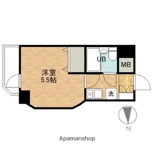 ダイアパレスステーションプラザ武蔵新城【2階】の間取り