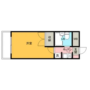 グリム武蔵新城【1階】の間取り