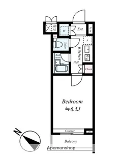 ルーブル溝の口【2階】の間取り