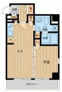 ライブコート大鳥居【3階】の間取り
