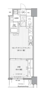 ダイイチフレア川崎【13階】の間取り