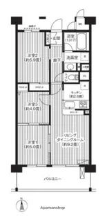 ピエス綱島【2階】の間取り