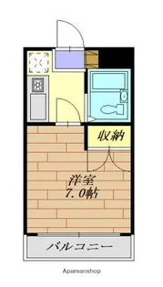 諏訪コーポ川崎【2階】の間取り