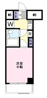 ベルライト鶴見【4階】の間取り