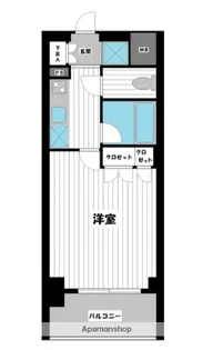 スペーシア川崎Ⅲ【8階】の間取り