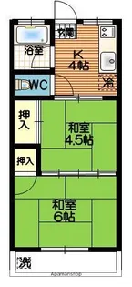 カーサモンテ【2階】の間取り