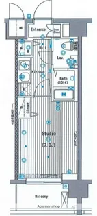 グランド・ガーラ横濱桜木町【7階】の間取り