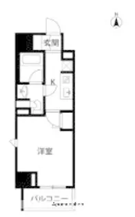 シエル武蔵小杉【5階】の間取り