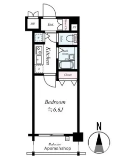ドルチェ横浜・桜木町【5階】の間取り