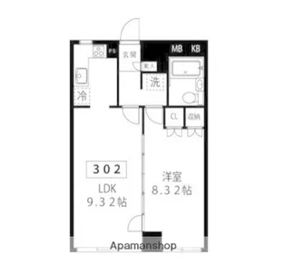 A・MAZE【3階】の間取り