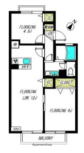 セレーノ坂下A棟【1階】の間取り