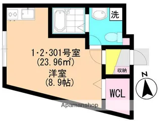 AJ馬込【2階】の間取り