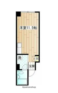 カンフリエ【3階】の間取り