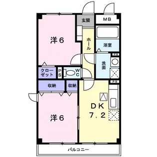 ディペンドマーク【1階】の間取り