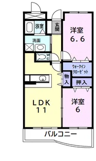 ビジュオール【4階】の間取り