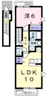 エレガンテ カーサ【2階】の間取り