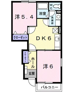 グロースベルクⅡ【1階】の間取り