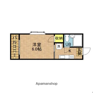 グリーンヒルハイツ【2階】の間取り