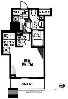 シティタワー横濱【5階】の間取り