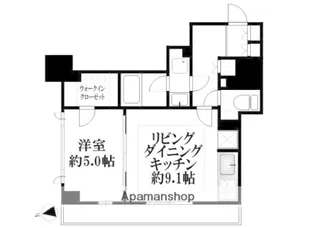 シティタワー横濱【8階】の間取り