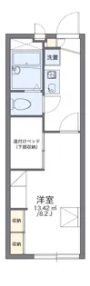 レオパレスアネモス【2階】の間取り