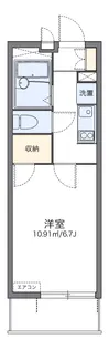 レオパレスさくら高津【3階】の間取り