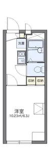 レオパレスぬまた【1階】の間取り