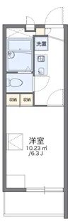 レオパレス藏田【2階】の間取り