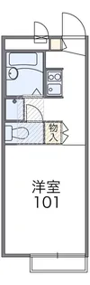 1Kの間取り画像