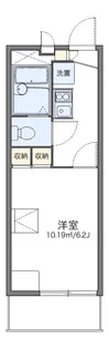 レオパレスAMOURⅡ【2階】の間取り