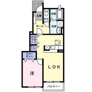 ベル フォーレ【1階】の間取り