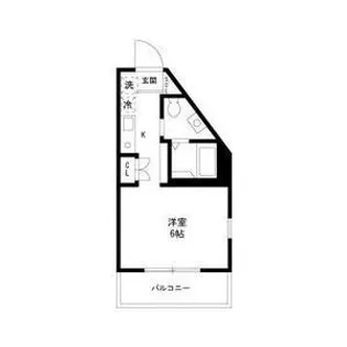 ドゥシェルII【1階】の間取り