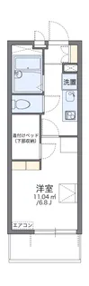 レオパレスハイム相模原【3階】の間取り