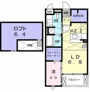 プリメーラ【2階】の間取り