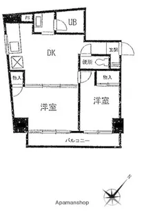 リーヴ西横浜レジデンス【4階】の間取り