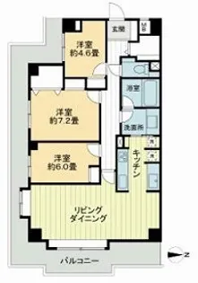 菊名レジデンシアプラザ【4階】の間取り